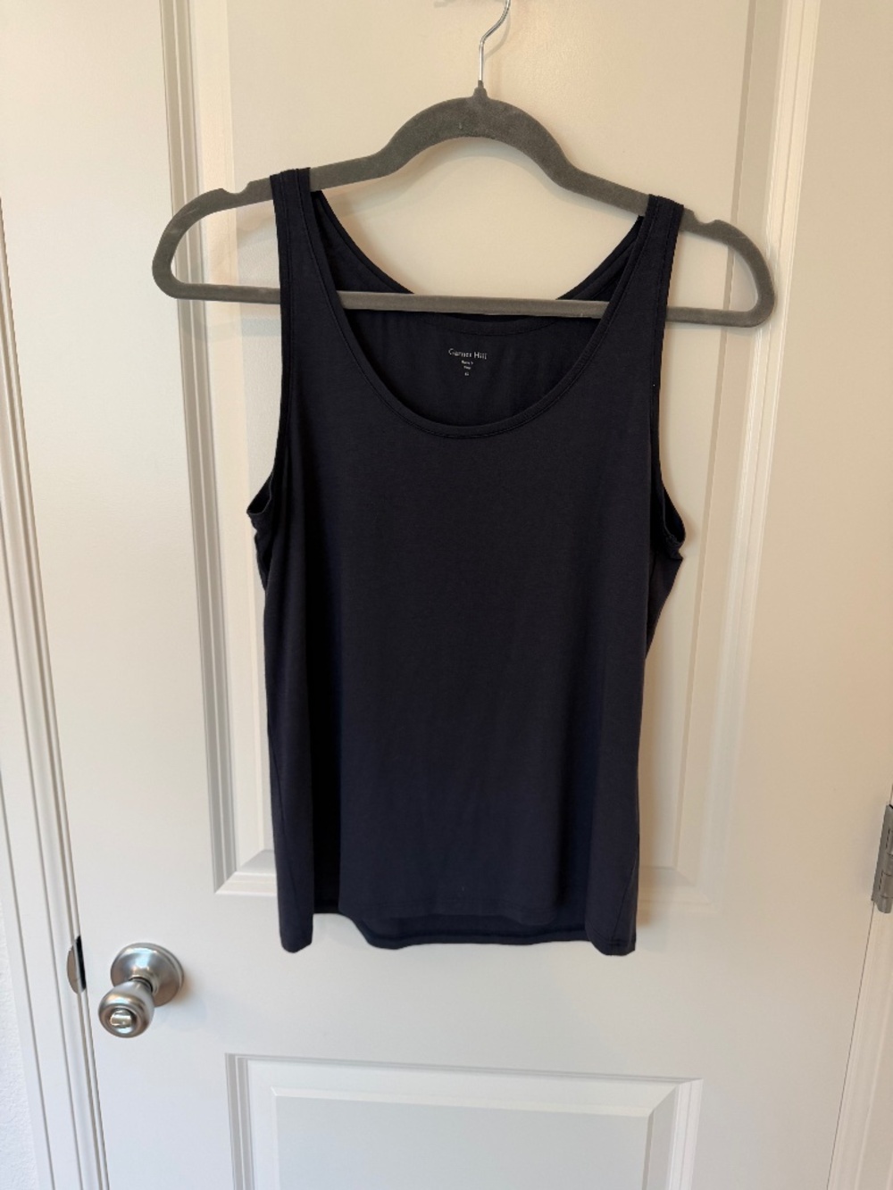 Garnet Hill Essential Tank in Navy Blue